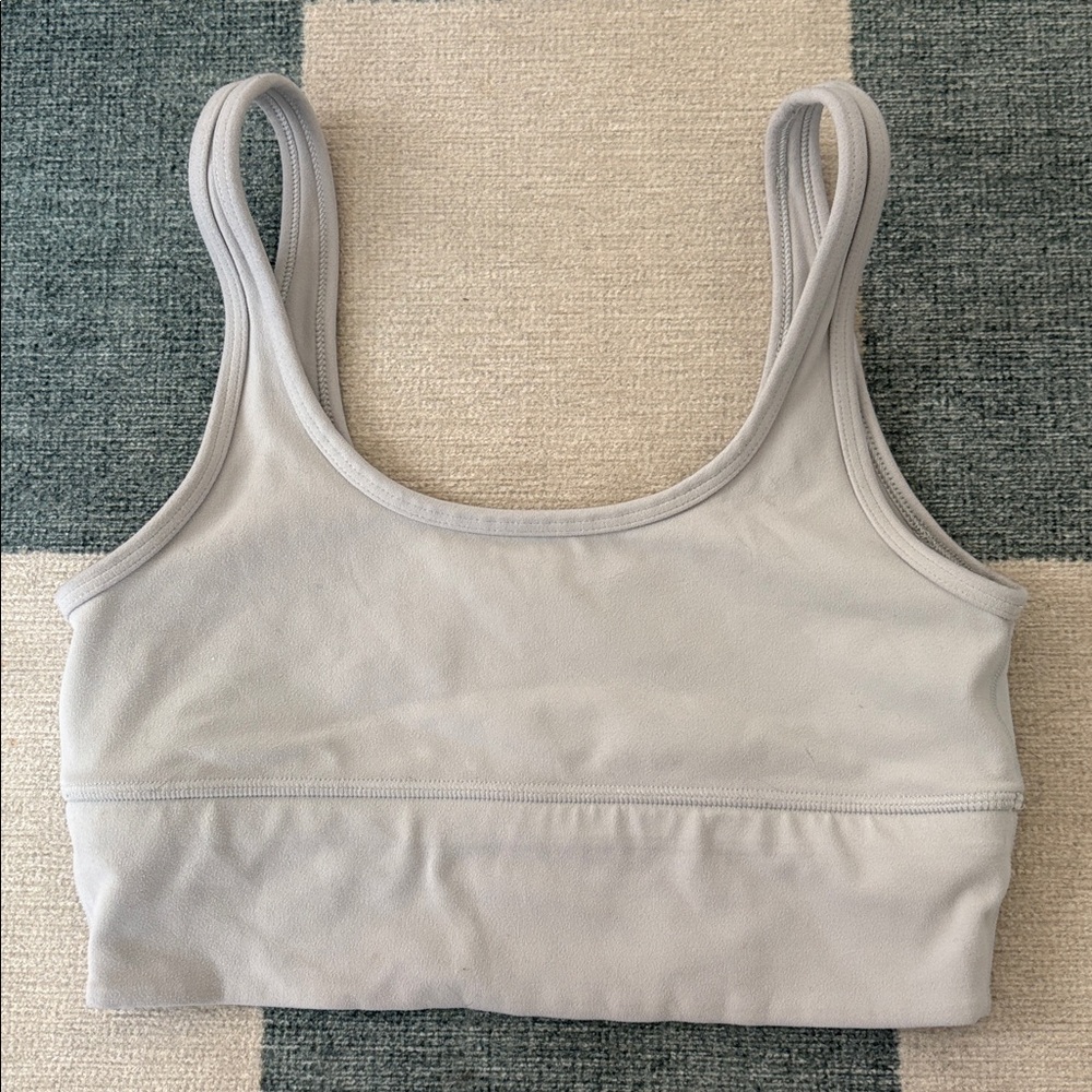 Tnaction butter Light Gray/blue Sports Bra